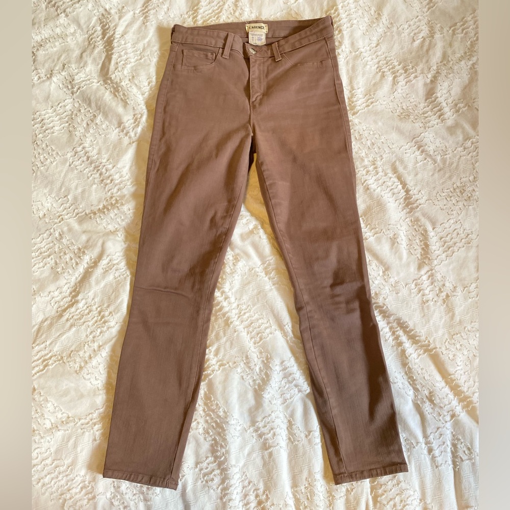 L’AGENCE Brown Skinny Jeans in Beautiful Brown✨
